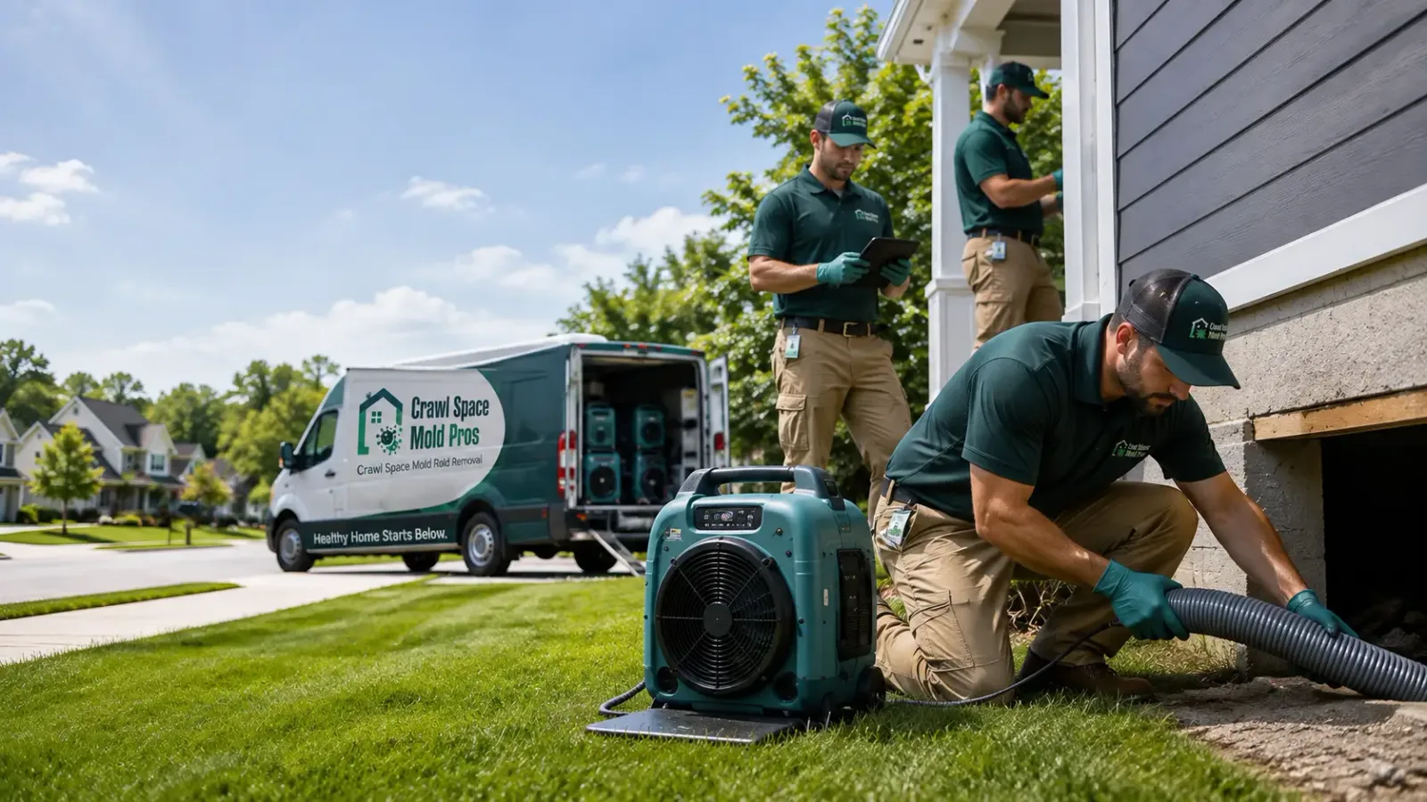 Crawl Space Mold Removal in Sanford, CO